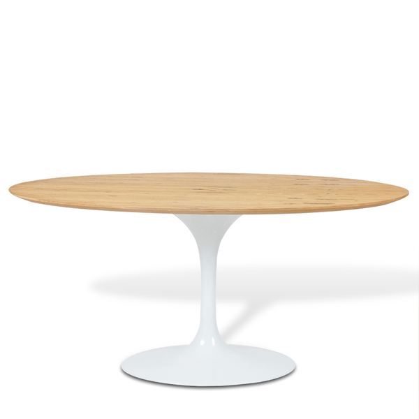 Mesa Jantar Saarinen 6a8 Lugar Madeira Freijo Oval 137x235cm
