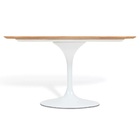 Mesa Jantar Saarinen 8a10 Cad. Madeira Imb. Oval 137x244cm Br