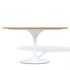 Mesa Jantar Saarinen 8a10 Lugar Madeira Freijo Oval 137x244cm