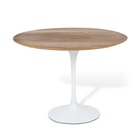Mesa Jantar Saarinen Para 6 Cad. Madeira Imb. Redonda 124cm B