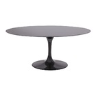 Mesa Jantar Saarinen Sao Gabriel Oval 137x244cm Preto