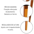 Mesa Jantar Wood Leda 80cm Quadrada Madeira Mdf Tx Branco