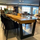 Mesa Jantar Wood Vidro 79x220x110cm