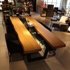 Mesa Jantar Wood Vidro 79x220x110cm