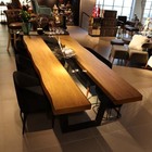 Mesa Jantar Wood Vidro 79x275x110cm