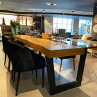 Mesa Jantar Wood Vidro 79x275x110cm