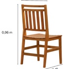 Mesa Julia C/ 4 Cadeiras Madeira Maciça Eucalipto Area Externa