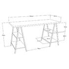 Mesa Kuadra Cavalete 150x60x75cm