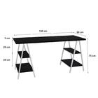 Mesa Kuadra Cavalete 150x60x75cm