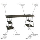 Mesa Kuadra Cavalete 150x60x75cm