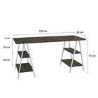 Mesa Kuadra Cavalete 150x60x75cm