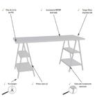 Mesa Kuadra Cavalete 150x60x75cm