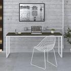 Mesa Kuadra Diretor 180x70x75cm Estrutura Branca