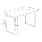 Mesa Kuadra Office 120x60x75cm