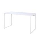 Mesa Kuadra Office 135x60x75cm Estrutura Branca