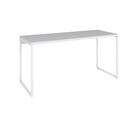 Mesa Kuadra Office 150x60x75cm Estrutura Branca