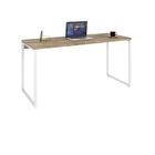 Mesa Kuadra Office 150x60x75cm Estrutura Branca