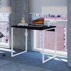 Mesa Kuadra Office 90x60x75cm Estrutura Branca