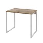 Mesa Kuadra Office 90x60x75cm Estrutura Branca