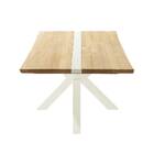 MESA LAGOS 280X106X75ALU FSC BCO/NATU NT