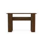 Mesa Lapa Para Escritório Com 4 Nichos Nas Laterais - Imbuia