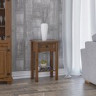 Mesa Lateral 1 Gaveta Madeira Maciça Imperial