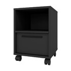 Mesa Lateral 1 Porta Basculante 1 Prateleira Bho 73 Linha Lin