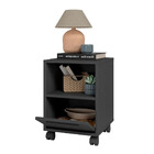 Mesa Lateral 1 Porta Basculante 1 Prateleira Bho 73 Linha Lin