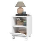 Mesa Lateral 1 Porta Basculante 1 Prateleira Bho 73 Linha Lin