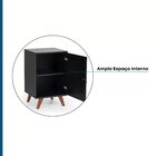 Mesa Lateral 1 Porta Play Artemobili Preto/garapa