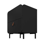 Mesa Lateral 2 Gavetas 1 Prateleira Bmu 87 Linha Bossa - Brv