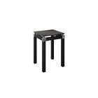 Mesa Lateral 41x41cm Malva Artefamol Preto