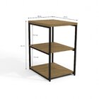 Mesa Lateral 45cm Freijo/preto Fosco