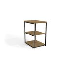 Mesa Lateral 45cm Freijo/preto Fosco