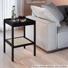 Mesa Lateral 58 Cm Pes Madeira Palhinha Oslo 27962 Artesano