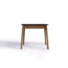 Mesa Lateral 60x60cm Club Artemobili Preto/garapa