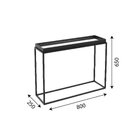 Mesa Lateral 80cm Máli  Preto