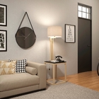 Mesa Lateral Abajur Preto Natural