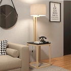 Mesa Lateral Abajur Preto Natural