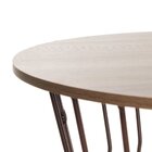 Mesa Lateral Aço Corten/castanho Sala De Estar Aço Corten/cas