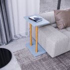 Mesa Lateral Alla 68cm X 45cm X 30cm Cristal