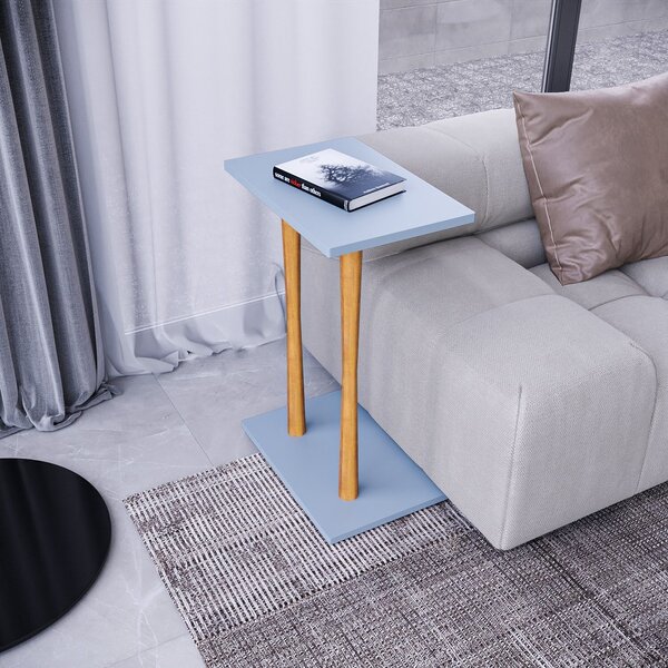 Mesa Lateral Alla 68cm X 45cm X 30cm Cristal