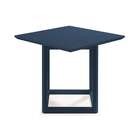 Mesa Lateral Alta Square Azul Marinho