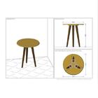 Mesa Lateral Amarante Madeira Rústica