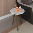 Mesa Lateral Amarante Marmorizada Carrara