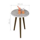 Mesa Lateral Amarante Marmorizada Carrara