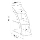 Mesa Lateral Andes - Artely Móveis