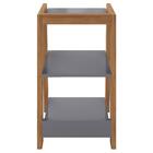 Mesa Lateral Apoio Centro Loft Cinza Natture Líder Design