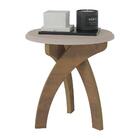 Mesa Lateral/apoio Redonda 50cm Multimóveis Cr45129