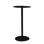 Mesa Lateral Apoio Redonda Wing Baixa Preto